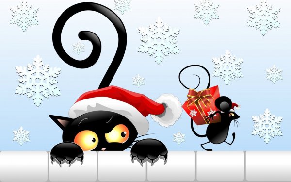 Милые новогодние иллюстрации