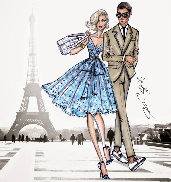 Иллюстрации в стиле фэшн