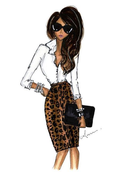 Модные эскизы