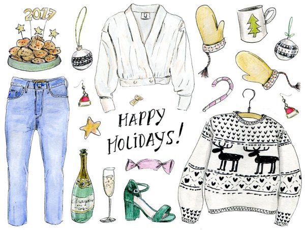 Одежда на вечеринку рисунок
