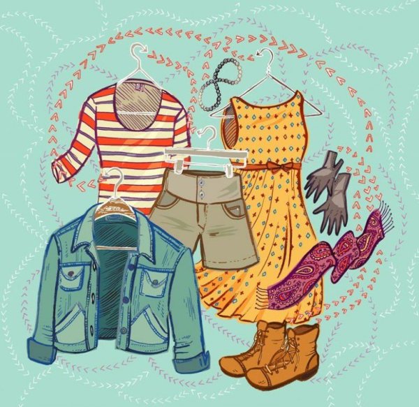 Одежда иллюстрация