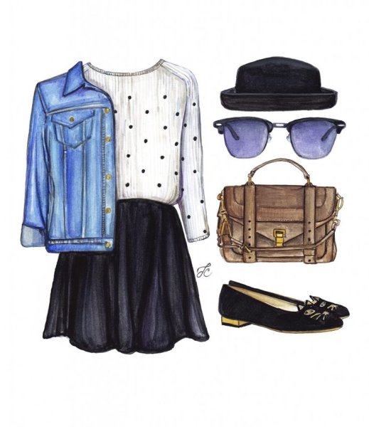 Модный образ рисунок