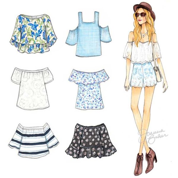 Рисунки одежды