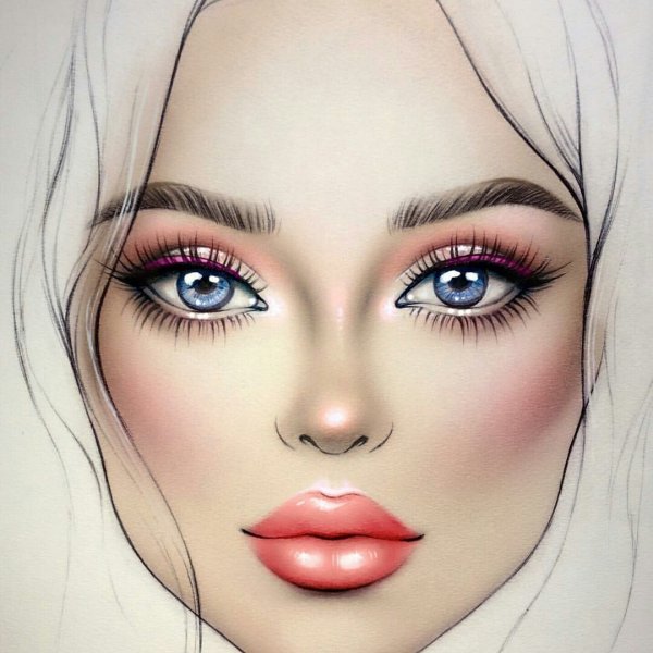 Форма головы для рисования