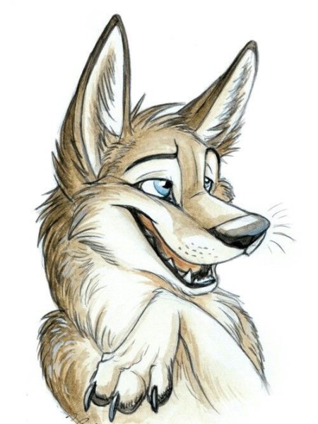 Волк мультяшный