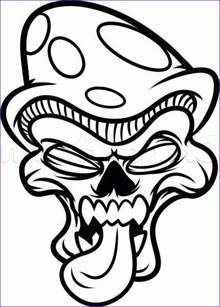 Череп для срисовки