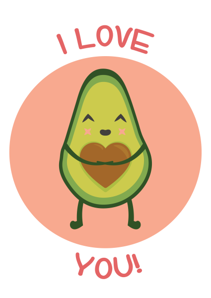 Милое авокадо