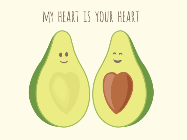 Влюбленные авокадо