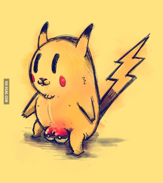 Пикачу в стиле котика