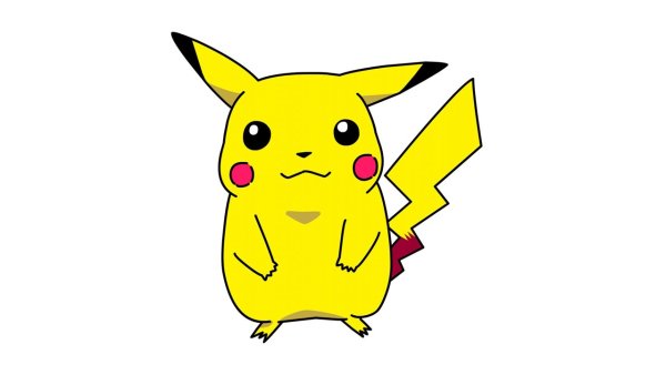 Пикачу для срисовки лёгкий