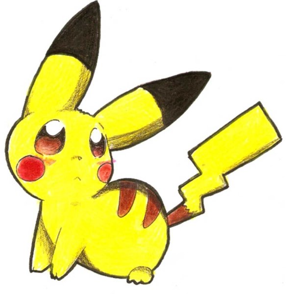 Аниме покемоны Пикачу для срисовки