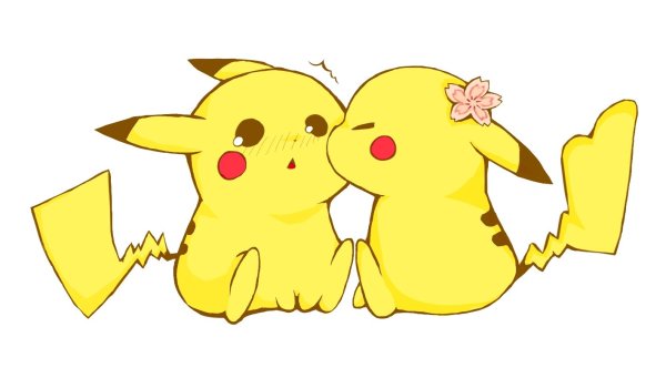 Рисунки для срисовки Пикачу няшные