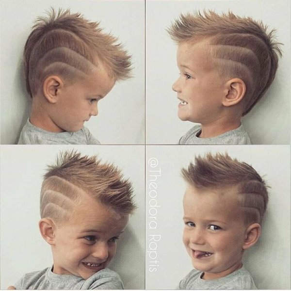 Мужская стрижка модная техника