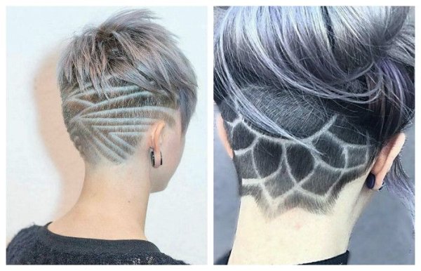 Короткие женские стрижки с выстригом