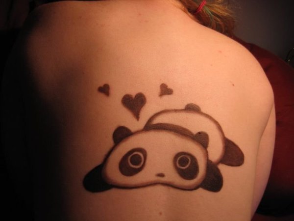 Рисунки на спине ручкой