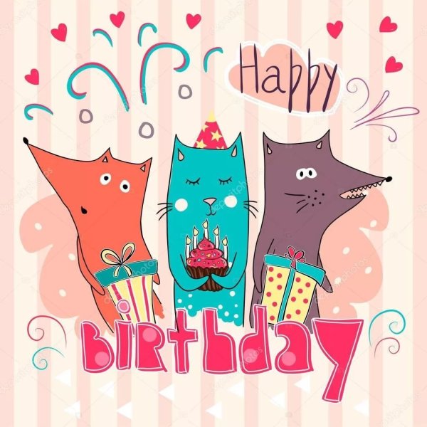 Рисунок на день рождения