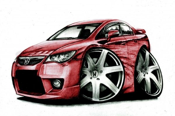 Шарж Хонда Цивик