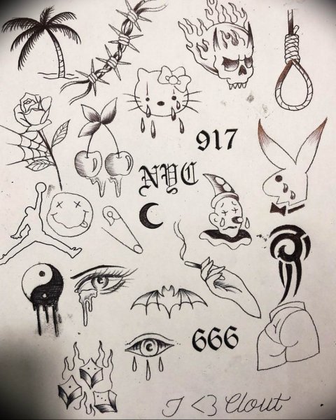 Кельтские узоры тату простые