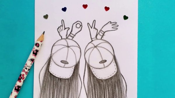 Милые лёгкие рисуночки