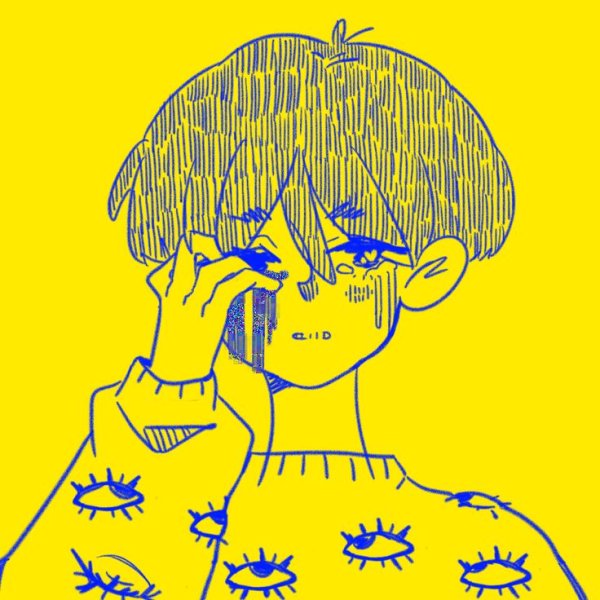 Иллюстрация подростков Эстетика арт