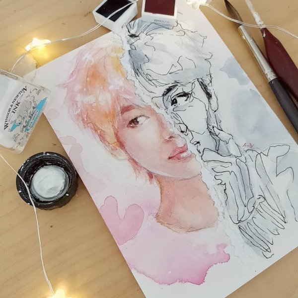 Срисовки Эстетика БТС