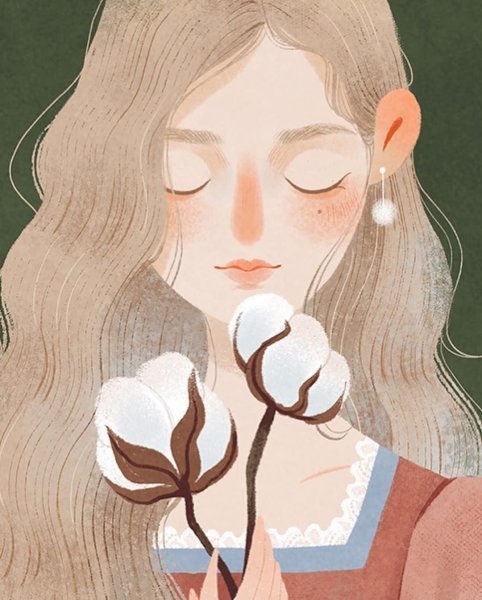 Эстетичная девочка арт