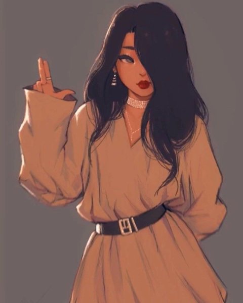 Рисунки милых девочек в стиле