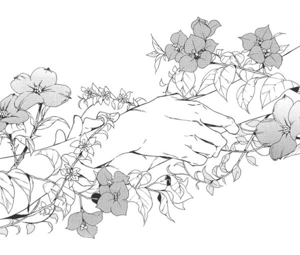 Мелкие цветы эскиз
