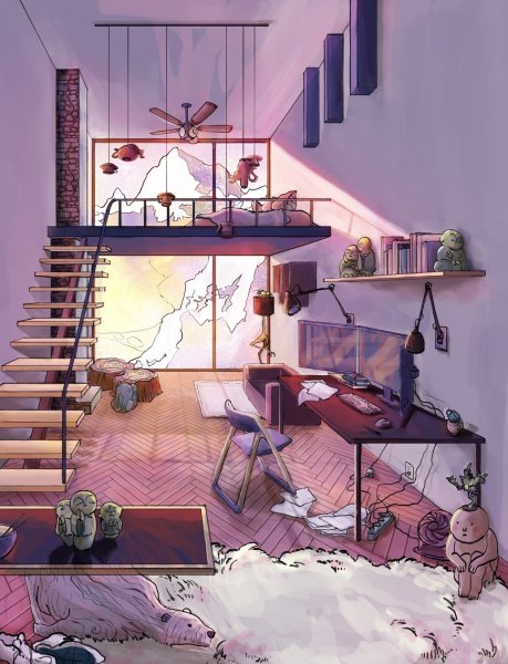 Аниме комната