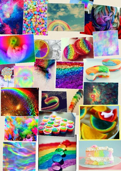 Цветной коллаж