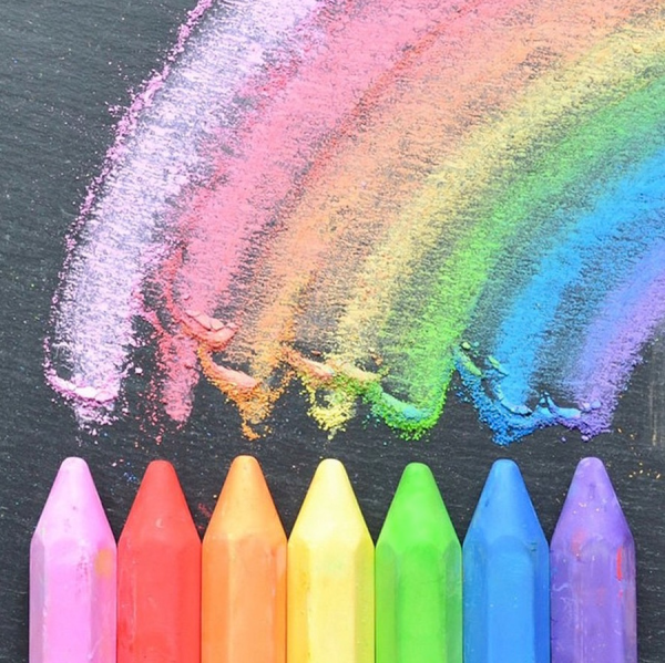 Пастельные цвета радуги