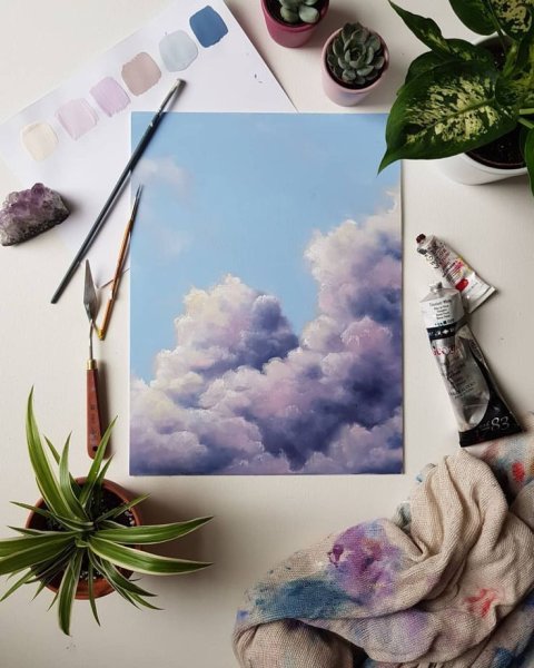 Рисование на холсте Эстетика