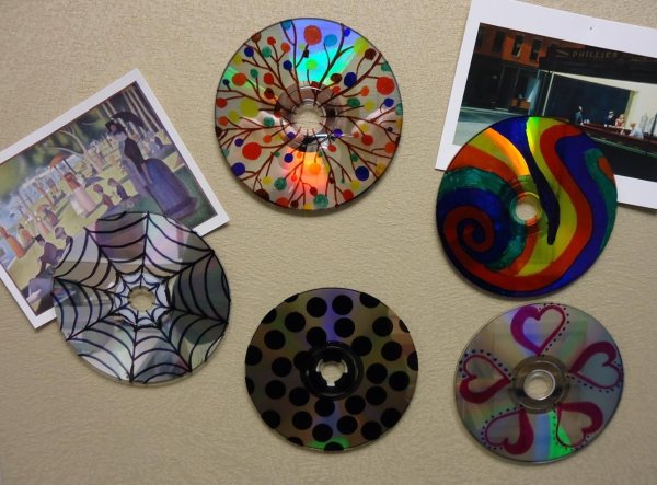 Интересные рисунки на дисках