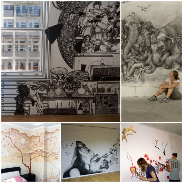 Рисунки на стену Эстетика