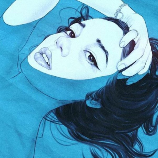 Эстетичные девочки нарисованные