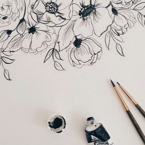 Ханахаки с васильками