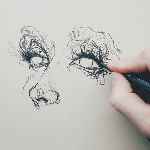 Необычные рисунки карандашом