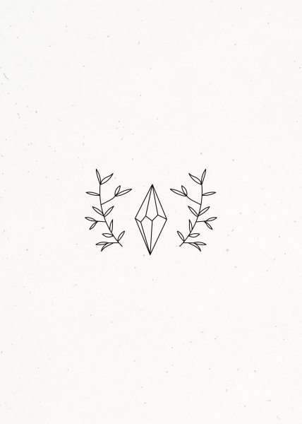 Эскизы тату цветы Минимализм