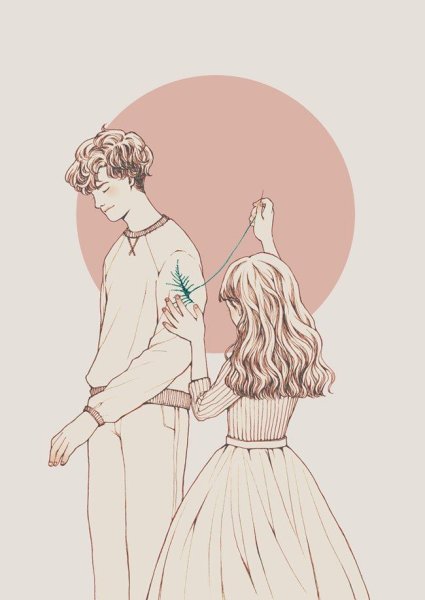 Любовь тумблер арт