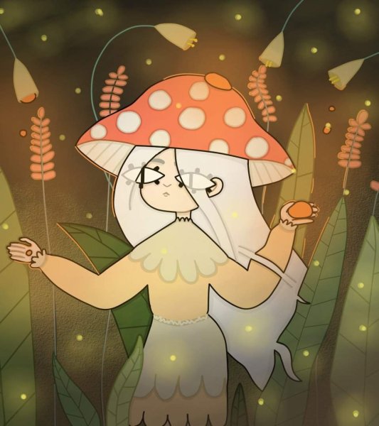 Goblincore Эстетика мухоморы