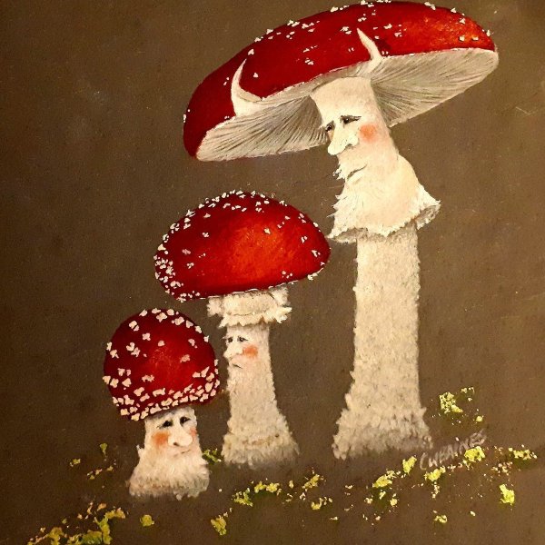 Грибы в стиле инди КИД