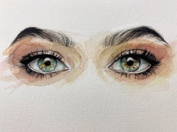 Глаза рисунок