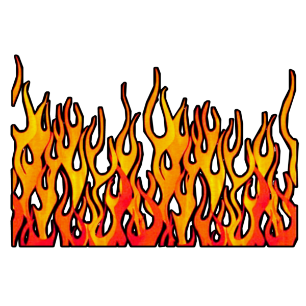 Текстура огня нарисованная