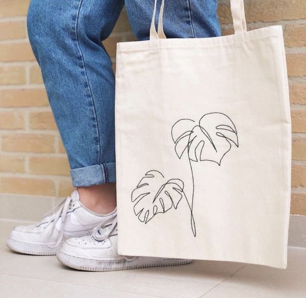 Холщовая сумка шоппер 2020