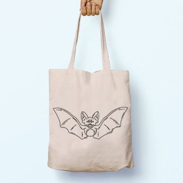 Сумка шоппер с динозаврами