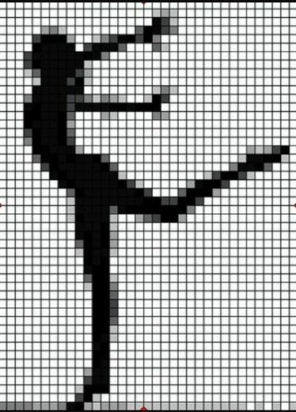 Рисунки в клеточку