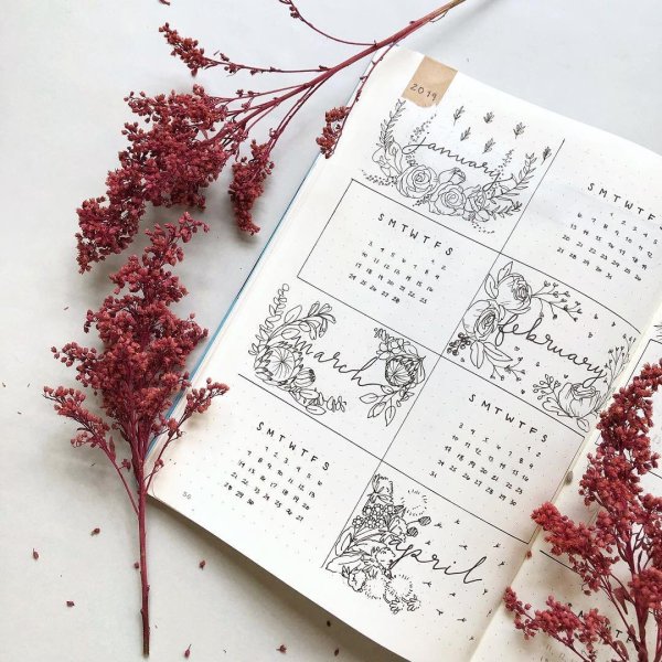 Bullet Journal Эстетика