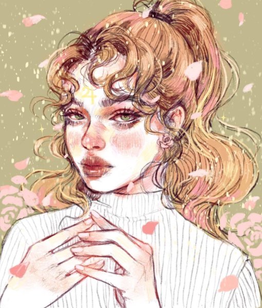 Мультяшные девушки Эстетика