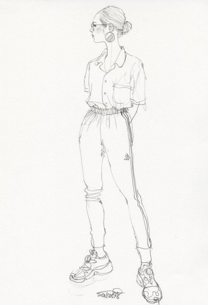 Персонаж в стиле гранж