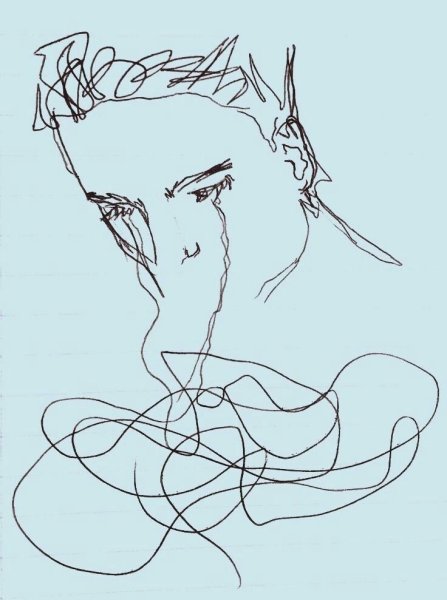 Лицо из линий